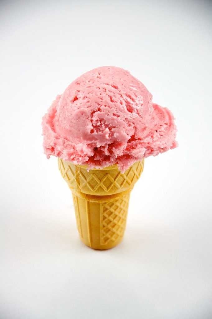Nieve de fresa